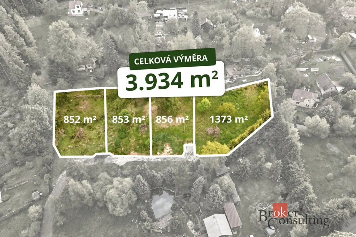 Prodej stavebního pozemku 3934 m²